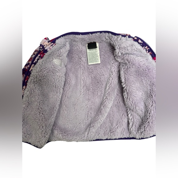 The North Face Reversible Mossbud Jacket Floral Coat Size 12-18M Baby Kids - Picture 3 of 11